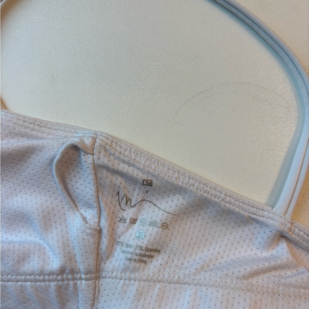 Crop Shop Boutique White Sports Bra - Picture 3 of 3